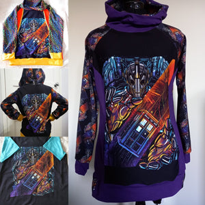 Bamboo Lycra - Cyberman Panel, Various Sizes