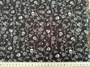 WPC  Entwined Rose and Skulls Off-Cut