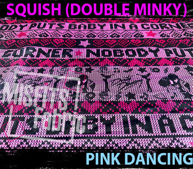 Double Minky (Squish), Pink Dancing