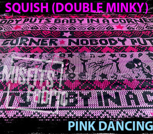 Double Minky (Squish), Pink Dancing