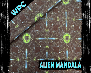 Alien Mandala, Waterproof Polyester Canvas