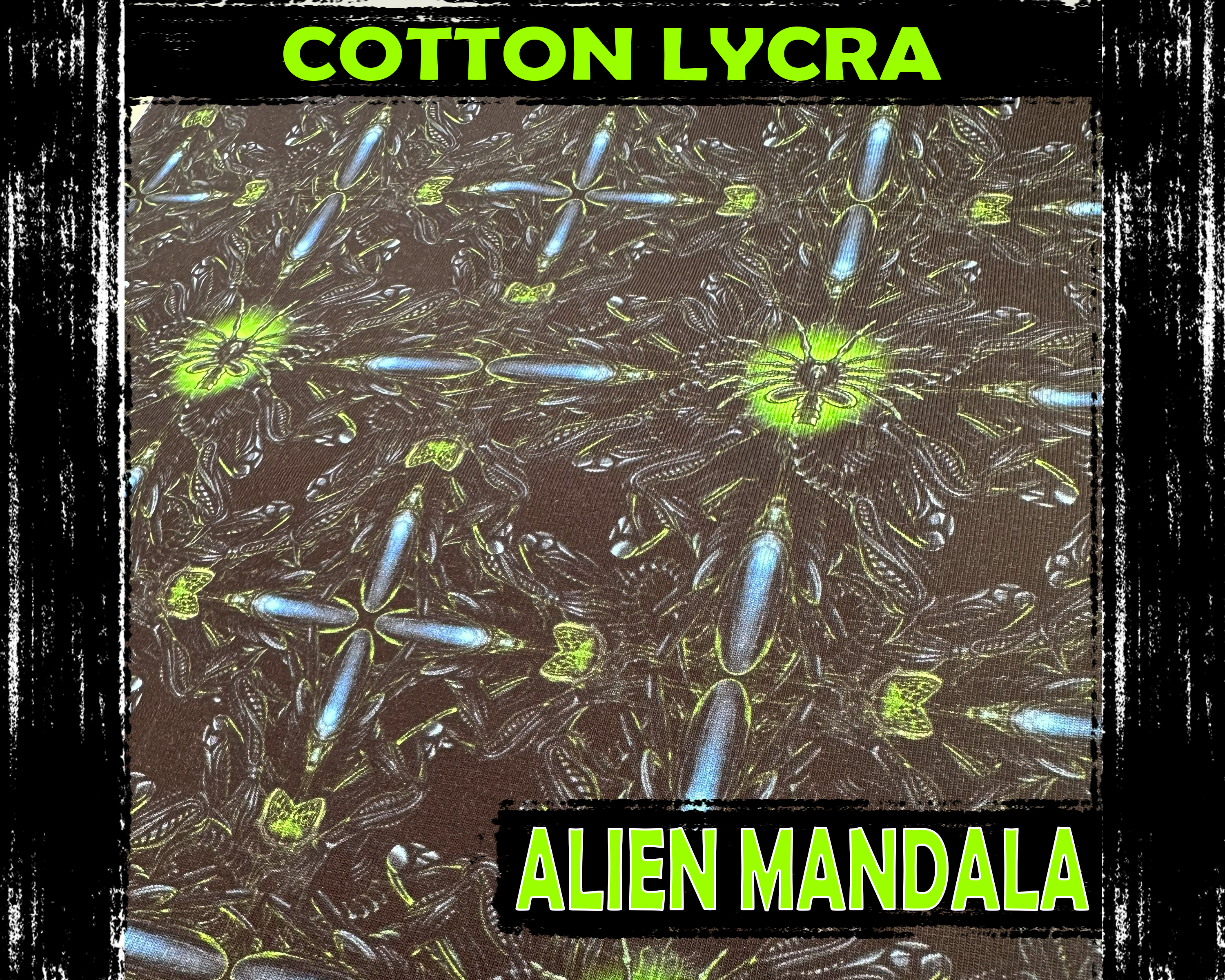 Alien Mandala Cotton Lycra