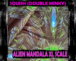 Double Minky (Squish), Alien Mandala - Large Scale