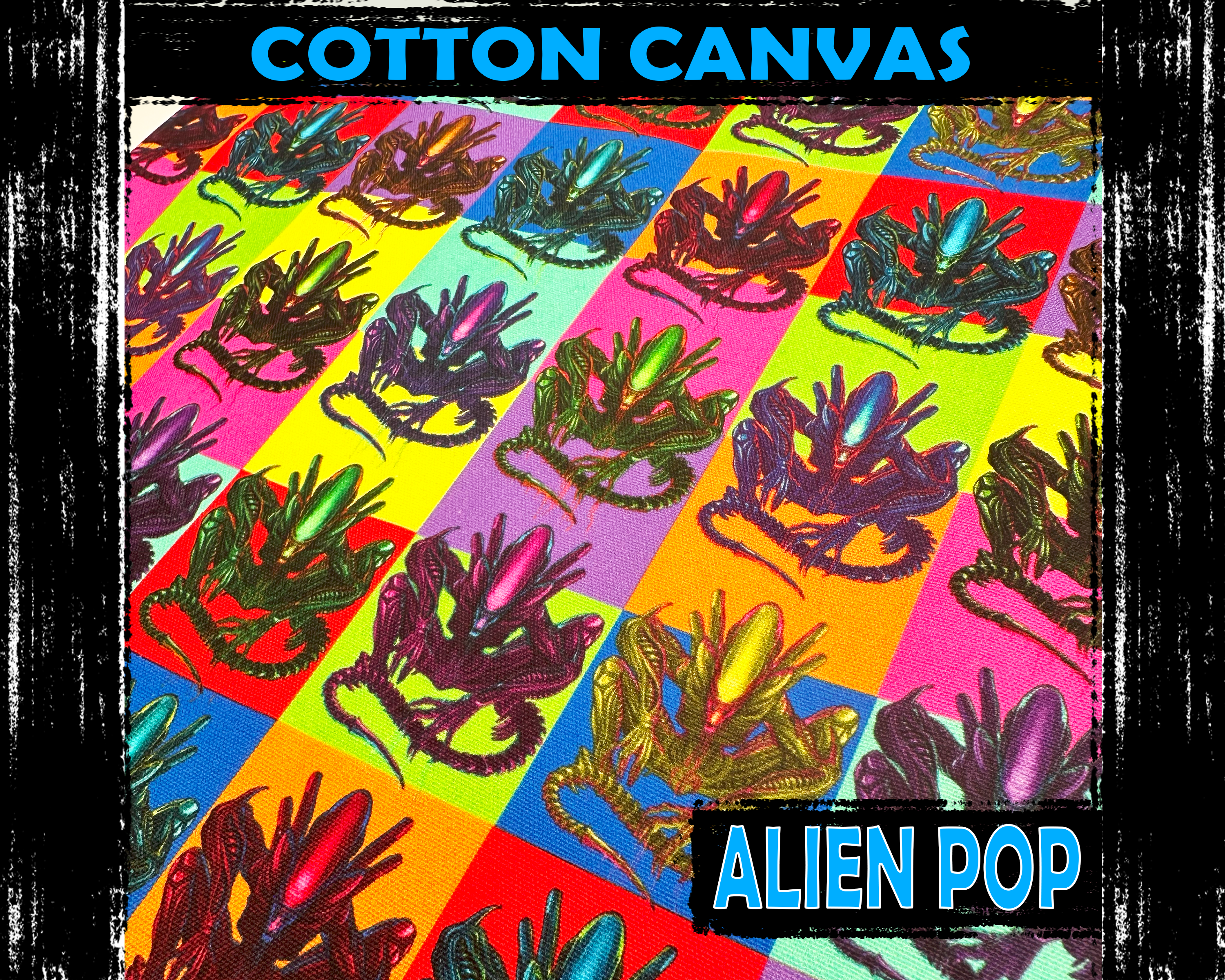 Alien Pop, Cotton Canvas