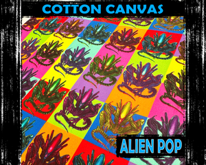 Alien Pop, Cotton Canvas