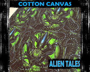 Alien Tales, Cotton Canvas