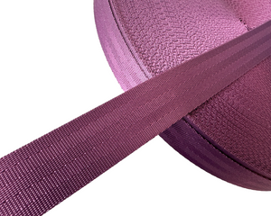 Aubergine Purple Nylon Webbing, Bag Straps, 2.5cm (1") wide