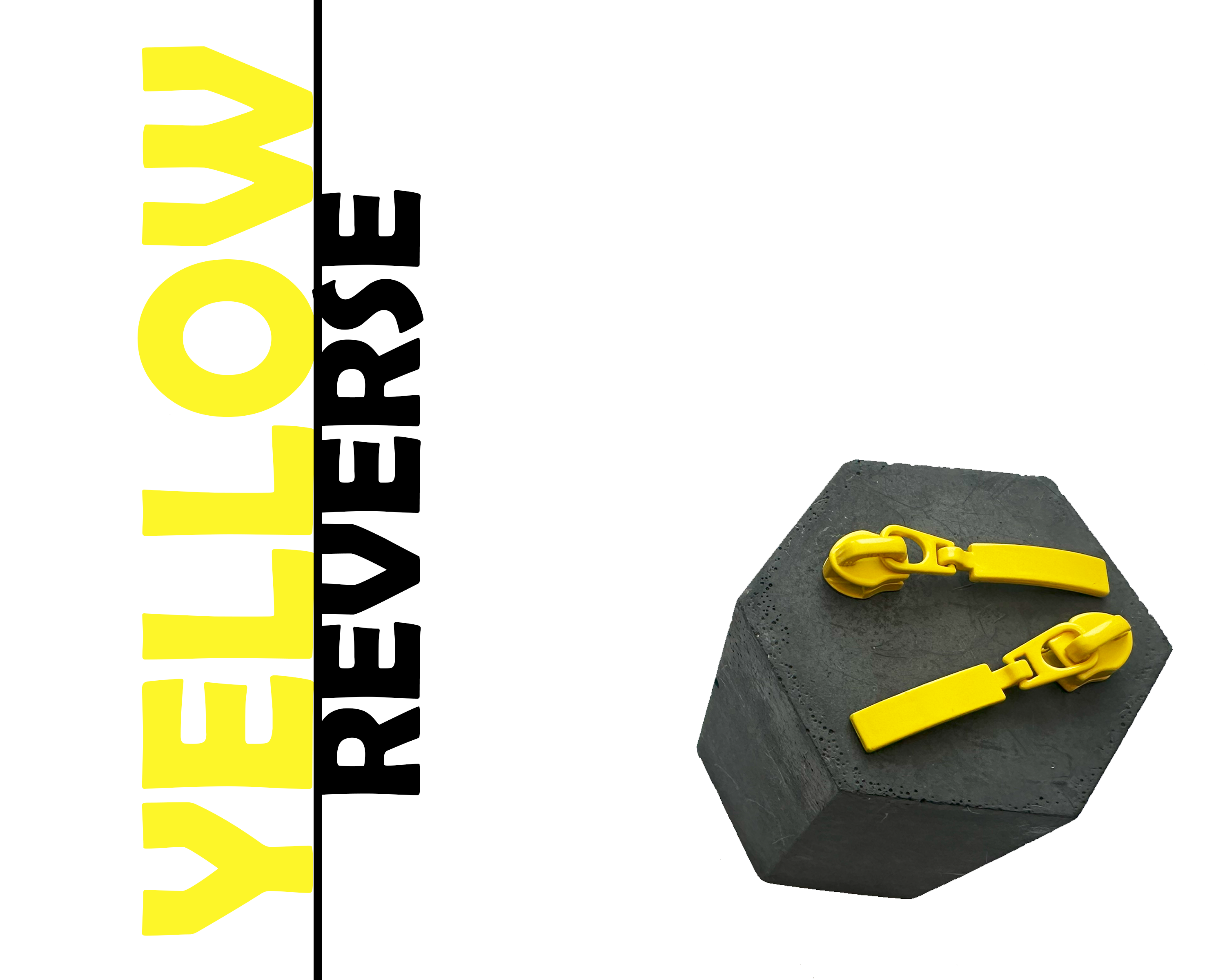 REVERSE Bar Zipper Pulls for size 5 Nylon Zip Tape