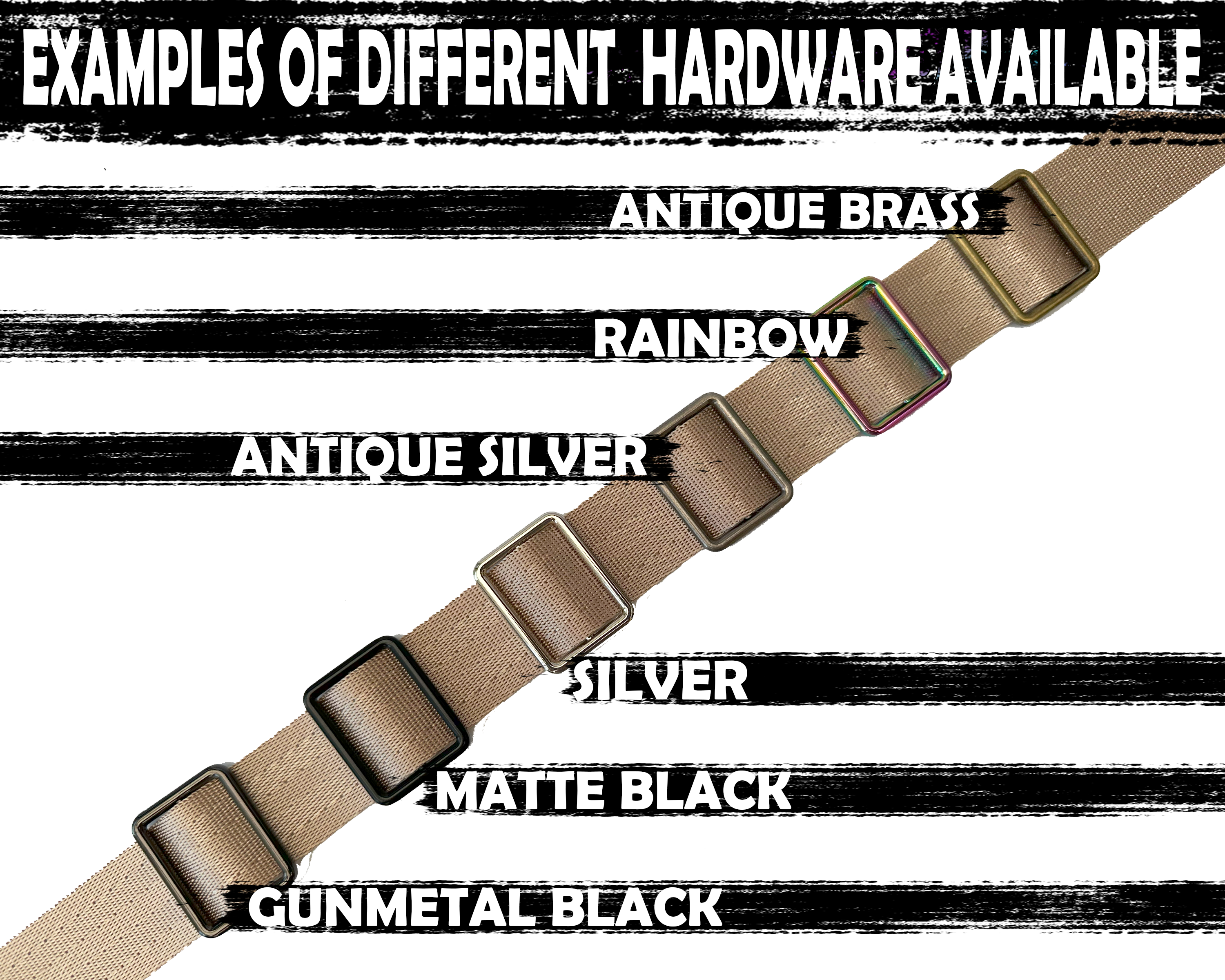 25mm Biscuit Brown Nylon Webbing, Bag Straps, 1" wide