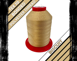 TEX 70 - BISCUIT -  Bonded Polyester Sewing Thread