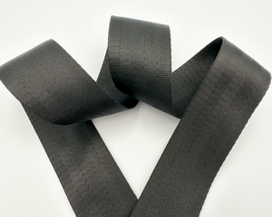 38mm Black Webbing, Bag Straps, 1.5" wide