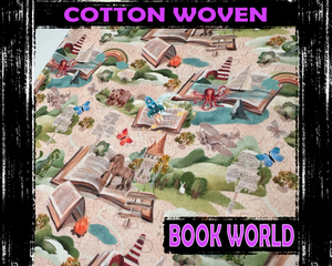 Book World Cotton Woven