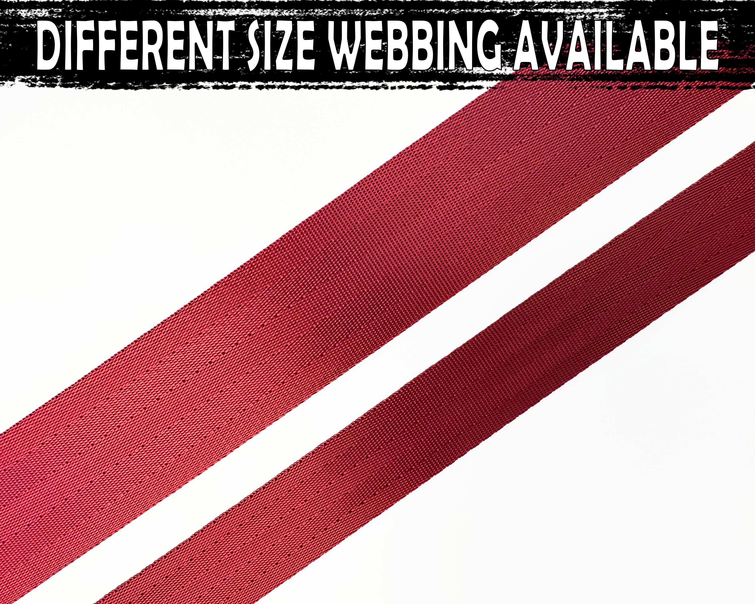 38mm Brick Red, Solid Webbing, Bag Straps, 1.5" wide