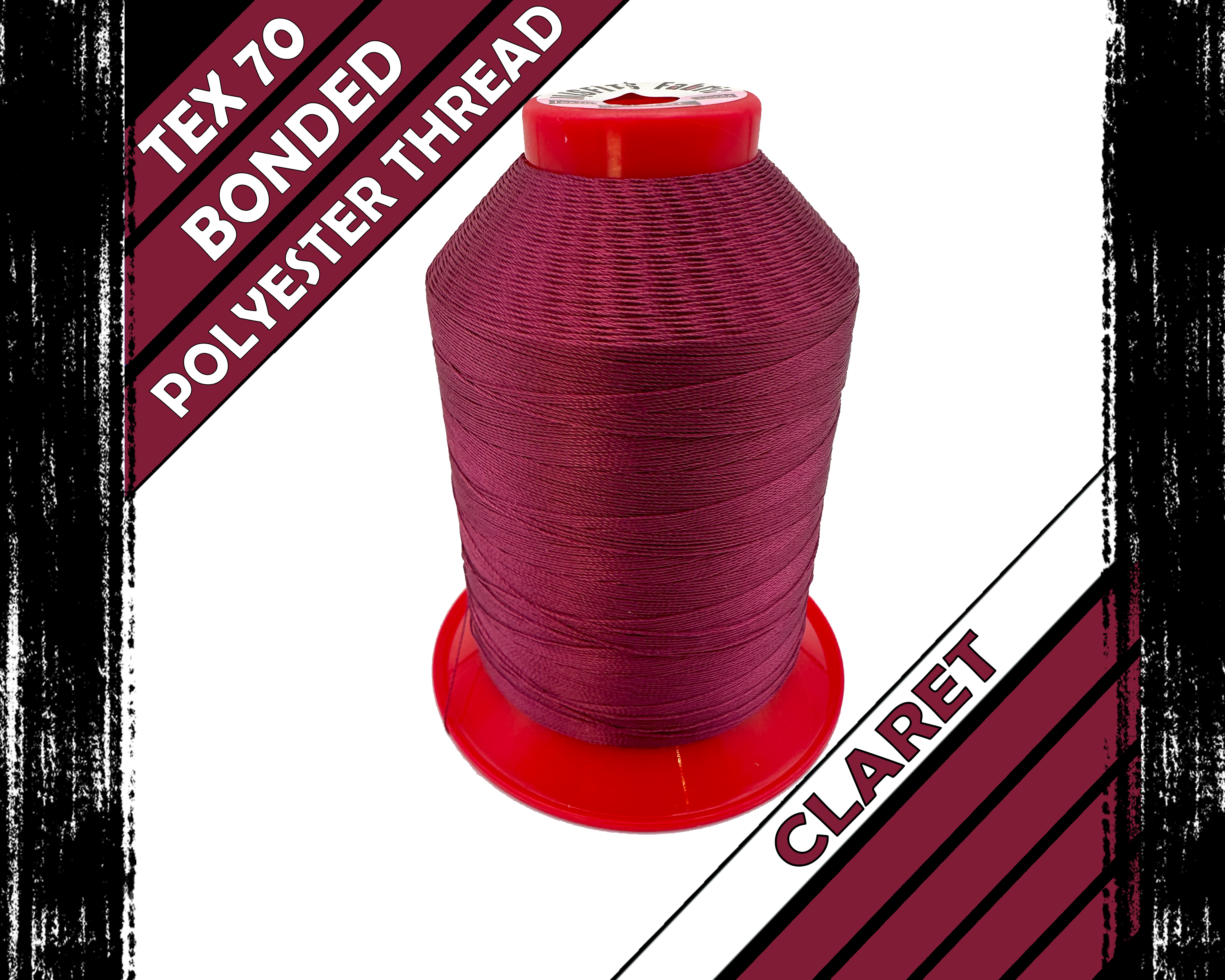 TEX 70 - CLARET -  Bonded Polyester Sewing Thread