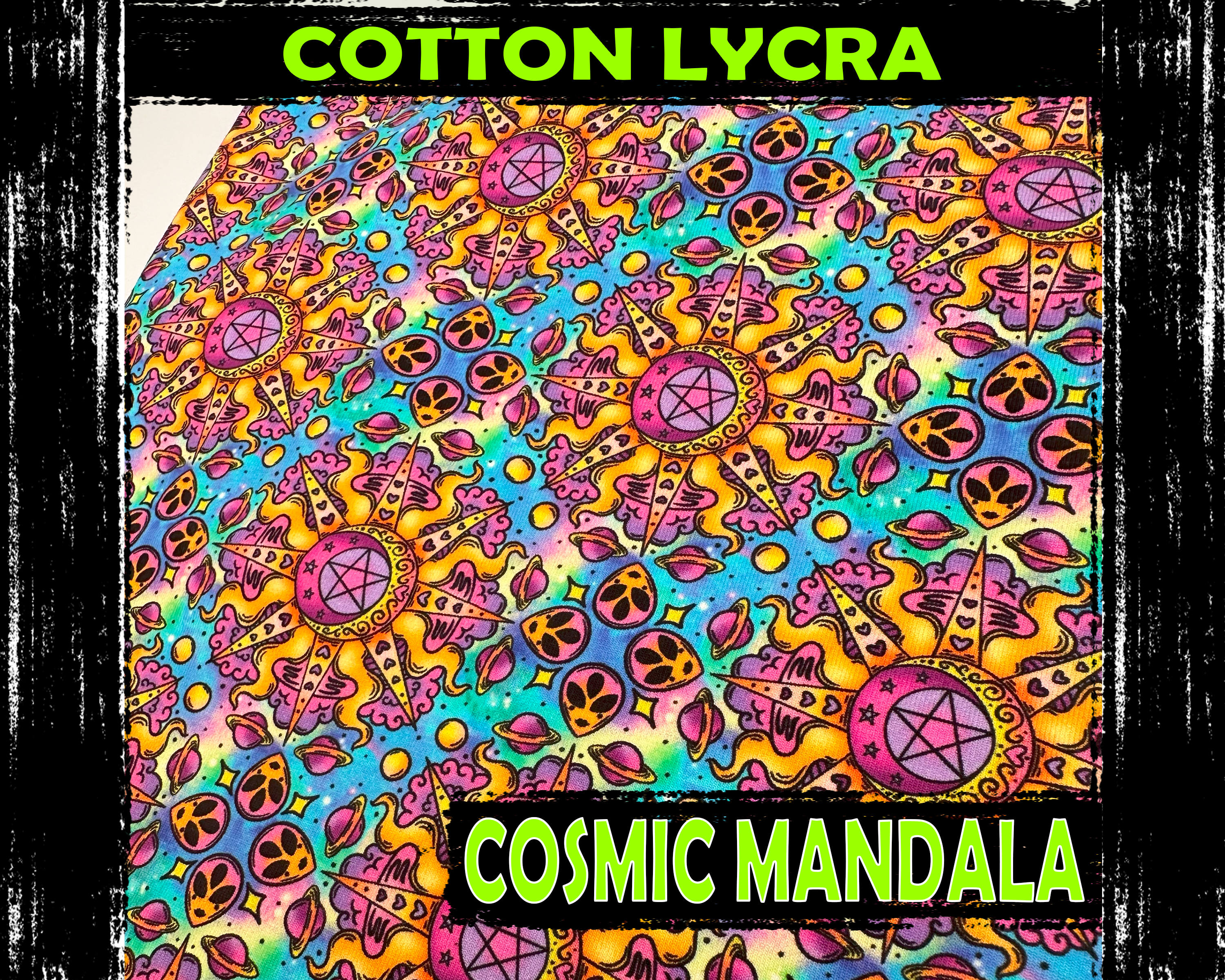 Cotton Lycra - Cosmic Mandala