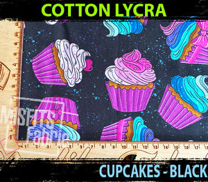Cotton Lycra - Cupcakes