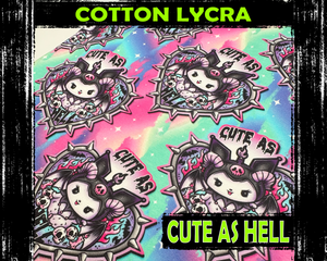 Cute as Hell Cotton Lycra