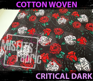 Cotton Woven - Critical Dark