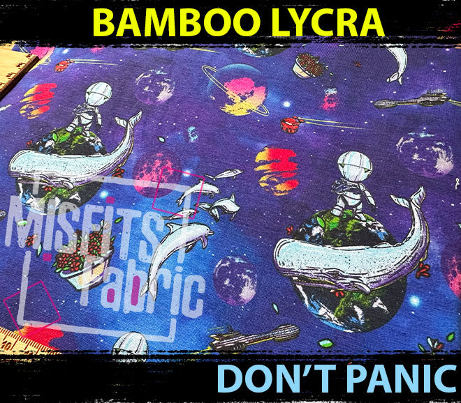 Bamboo Lycra - Don't Panic