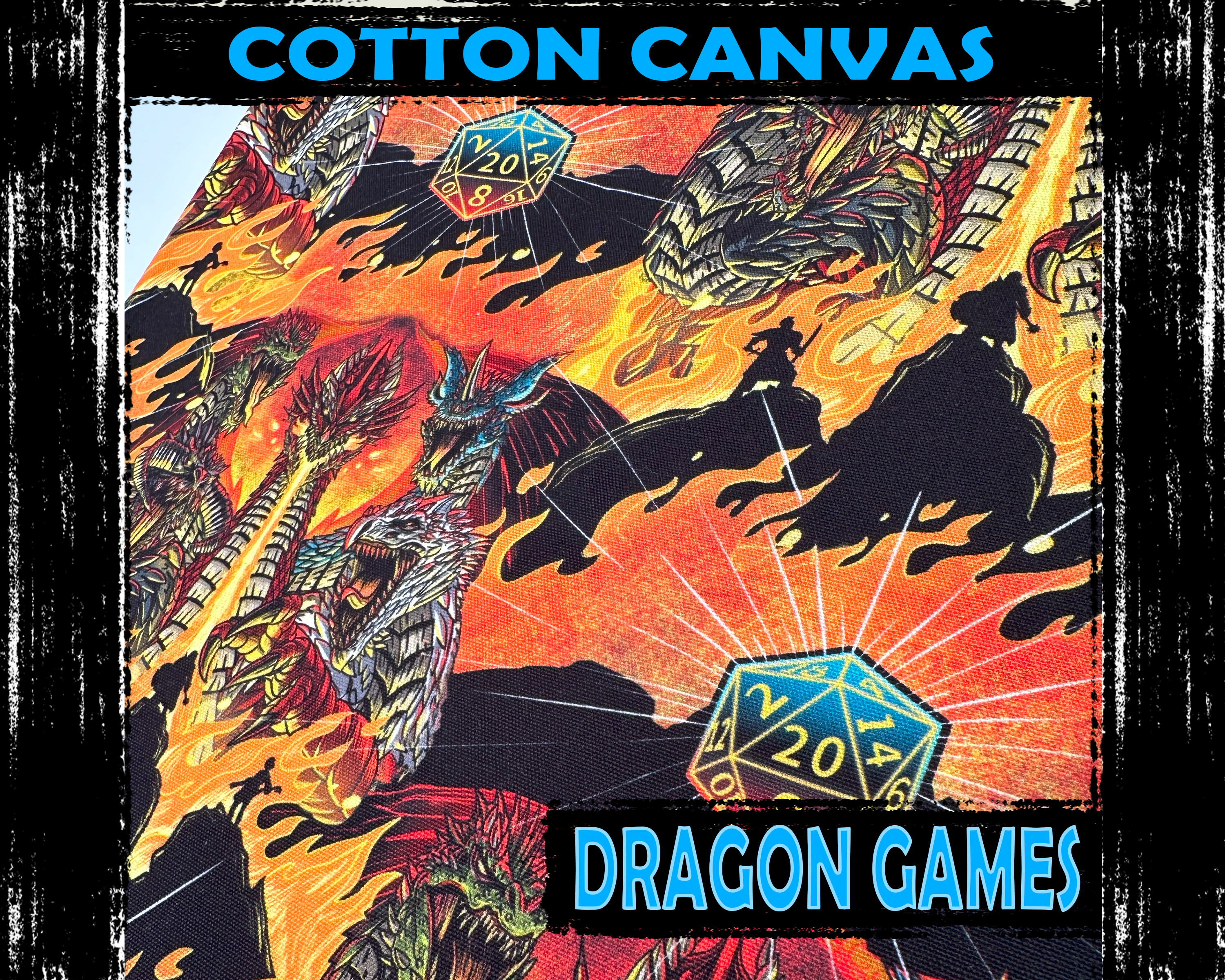 Dragon Games Cotton Canvas