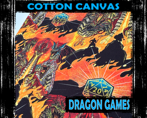 Dragon Games Cotton Canvas