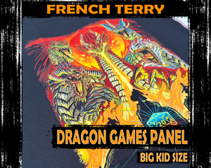 Dragon Games Big Kid Panel, French Terry