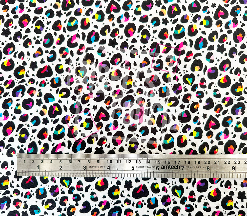 Cotton Woven - Electric Leopard