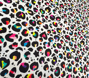 Cotton Woven - Electric Leopard