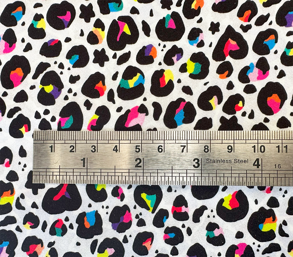 Cotton Woven - Electric Leopard
