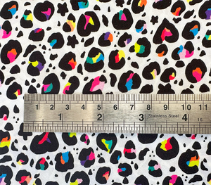 Cotton Woven - Electric Leopard