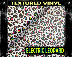 Textured Vinyl -  Electric Leopard