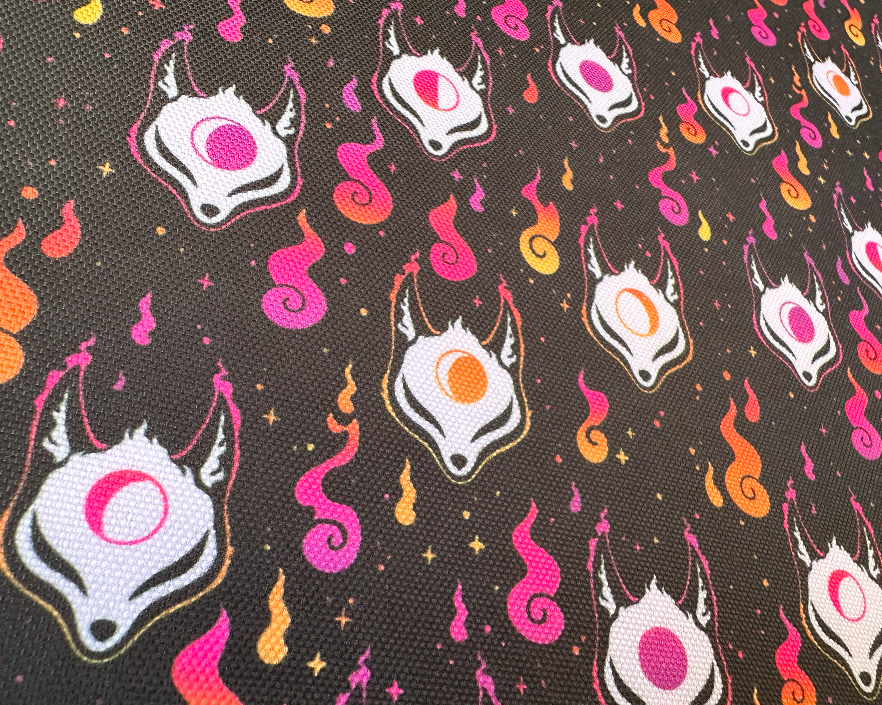 Fire Fox, Waterproof Polyester Canvas