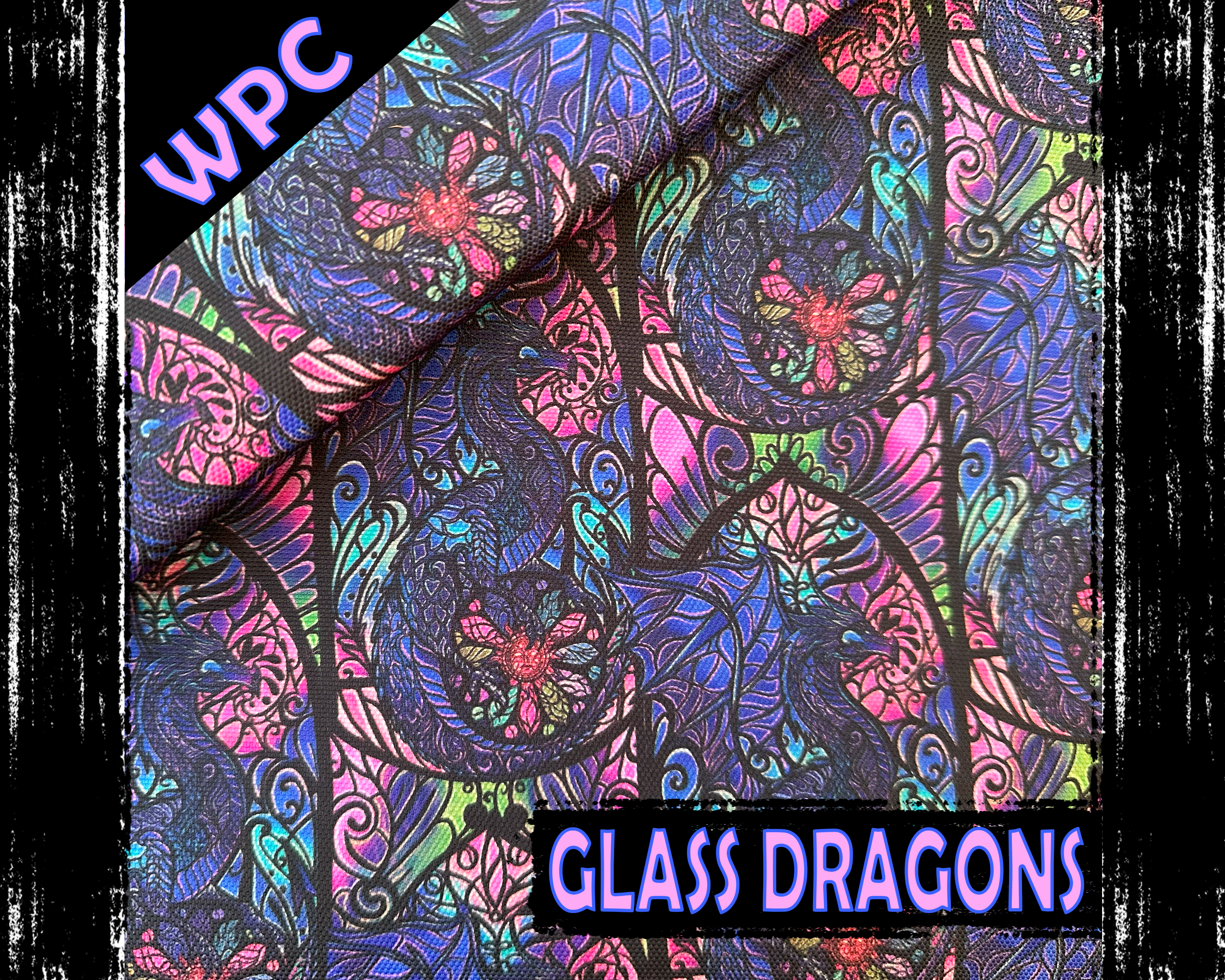 Glass Dragons, Waterproof Polyester Canvas