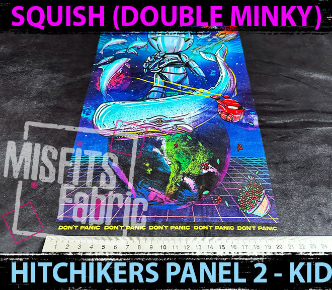 Double Minky (Squish), Hitchhikers Panel 2, Kid Size