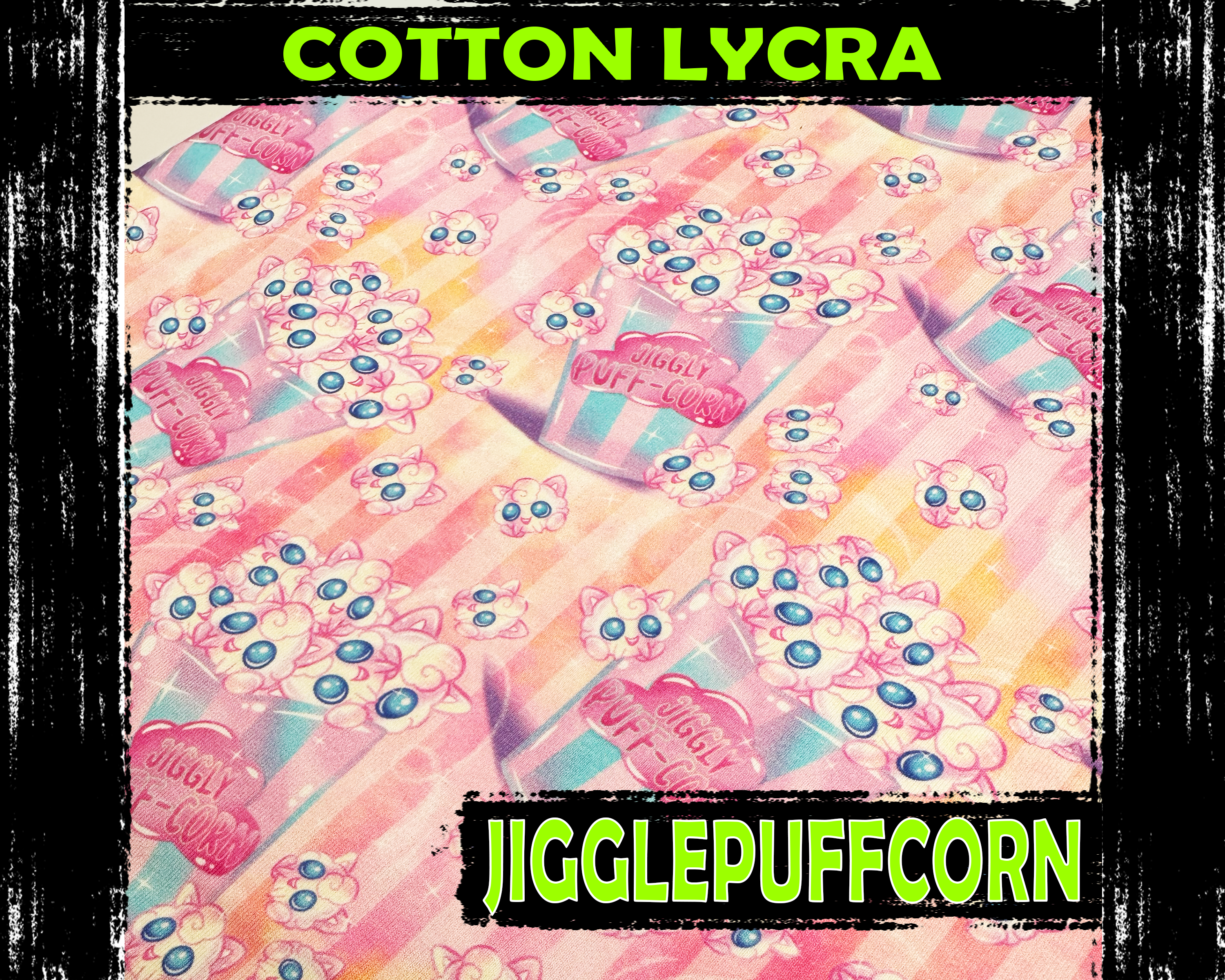 Cotton Lycra - Jigglypuffcorn