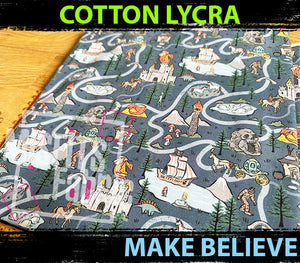 Cotton Lycra - Make Believe