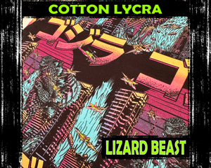 Cotton Lycra - Lizard Beast