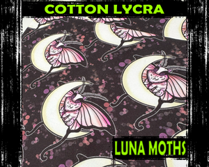 Luna Moths Cotton Lycra