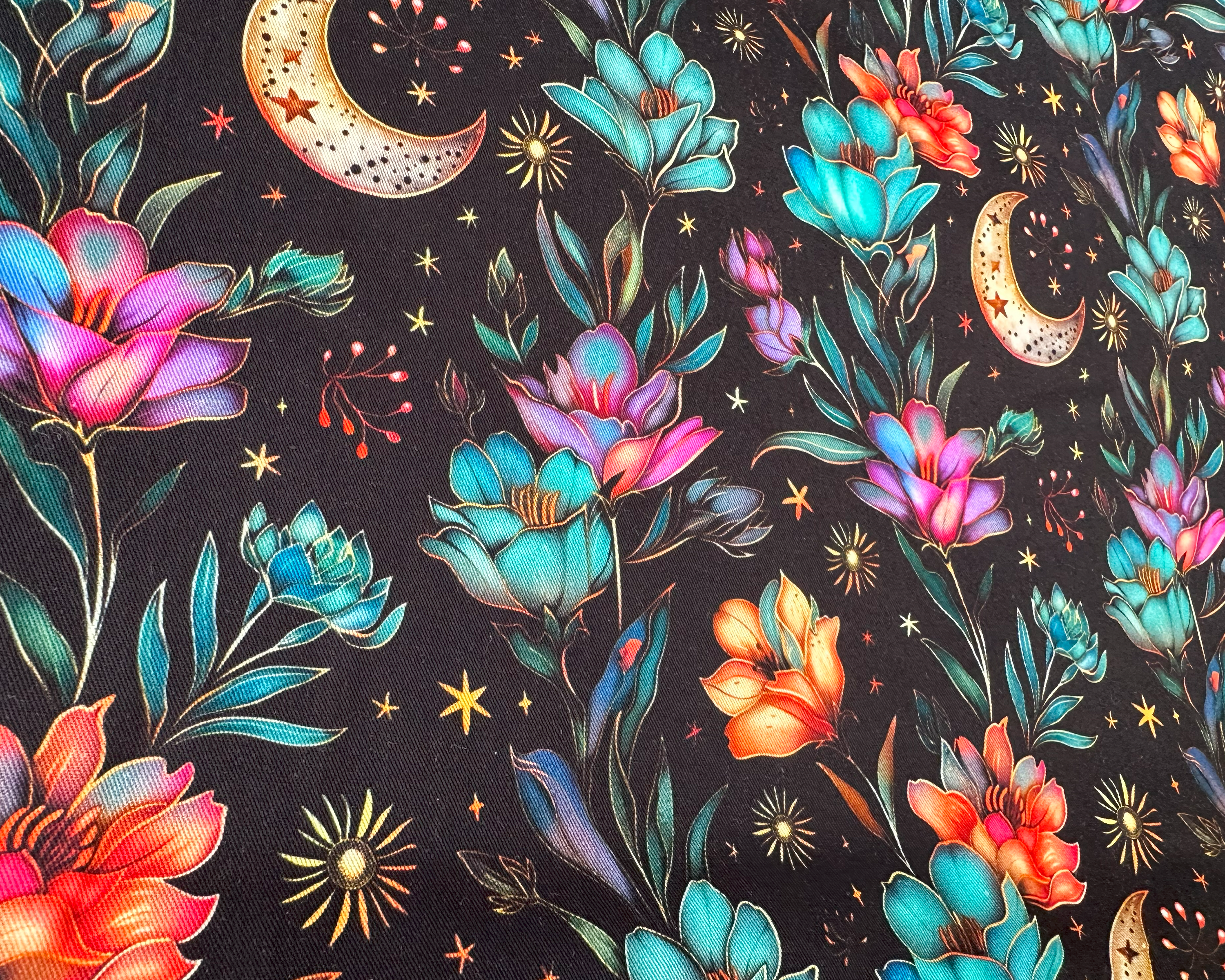 Cotton Woven - Midnight Garden