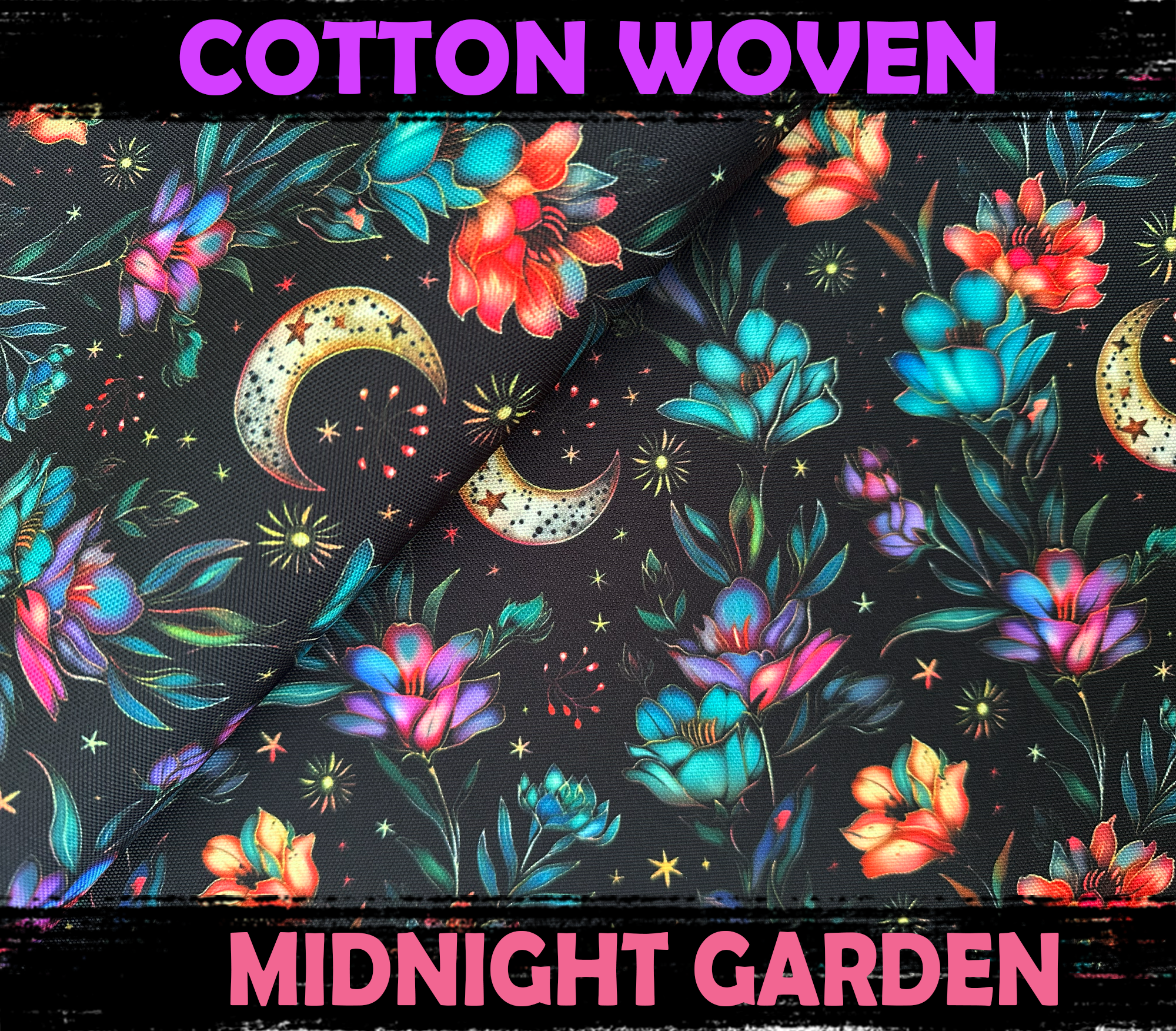 Cotton Woven - Midnight Garden