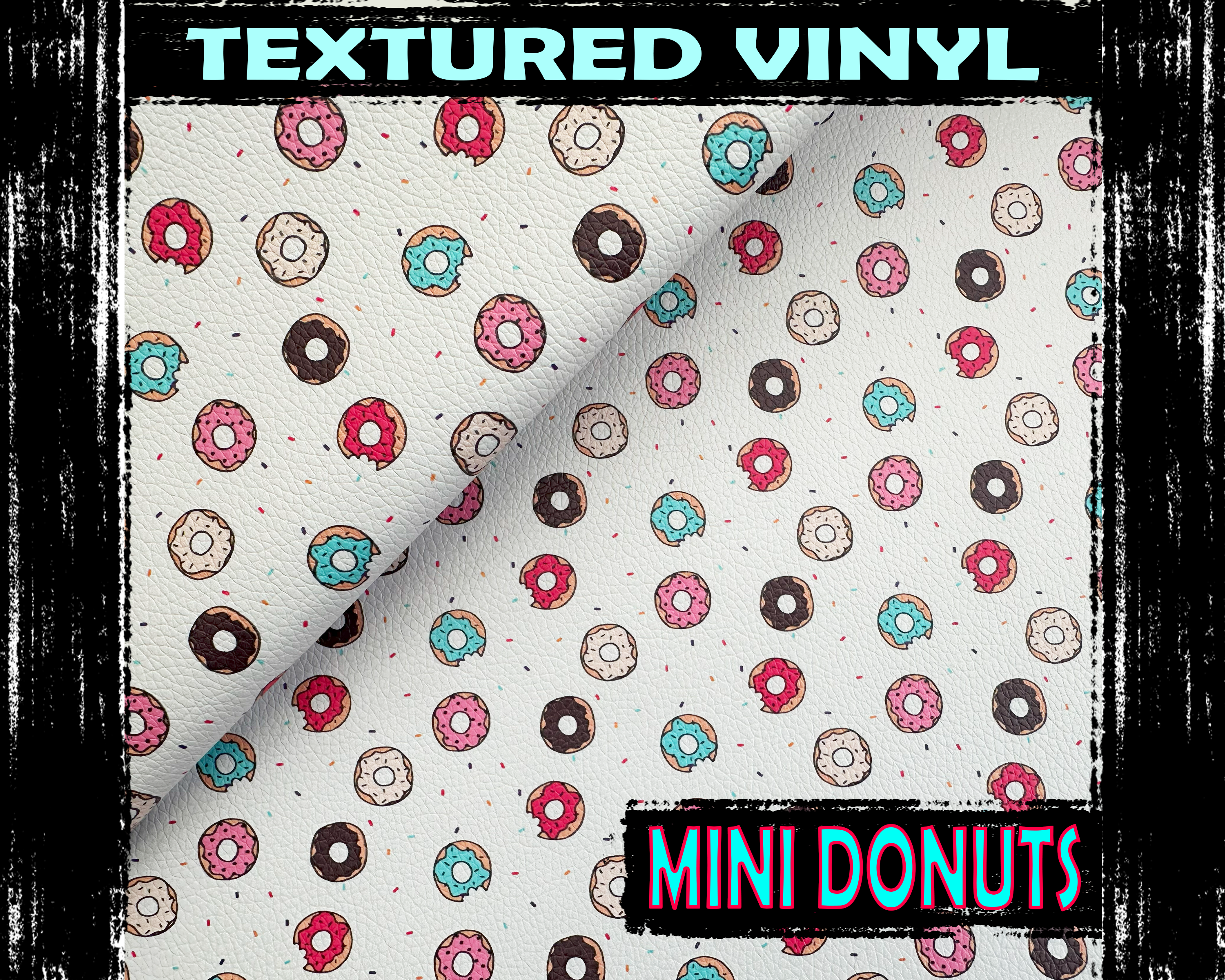 Textured Vinyl -  Mini Donuts