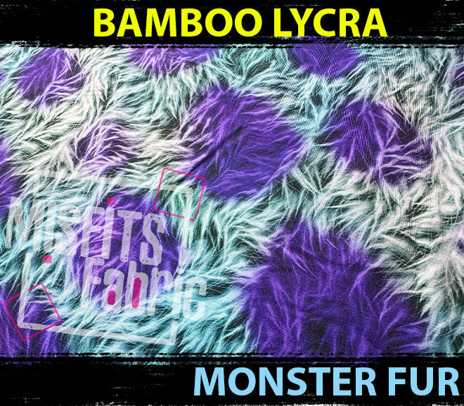 Bamboo Lycra - Monster Fur