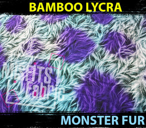 Bamboo Lycra - Monster Fur