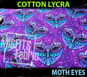Cotton Lycra - Moth Eyes