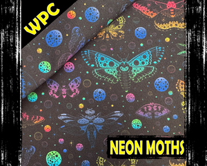 Neon Moths, Waterproof Polyester Canvas