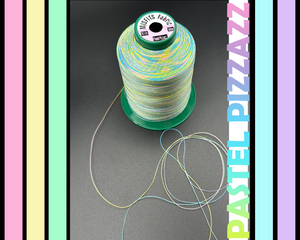 TEX 35 - PASTEL PIZZAZZ - Variegated Bonded Polyester Sewing Thread