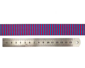 25mm Pink and Blue Stripe Webbing Straps for Bag Making