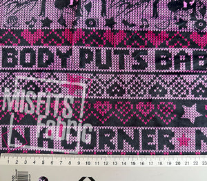 Double Minky (Squish), Pink Dancing