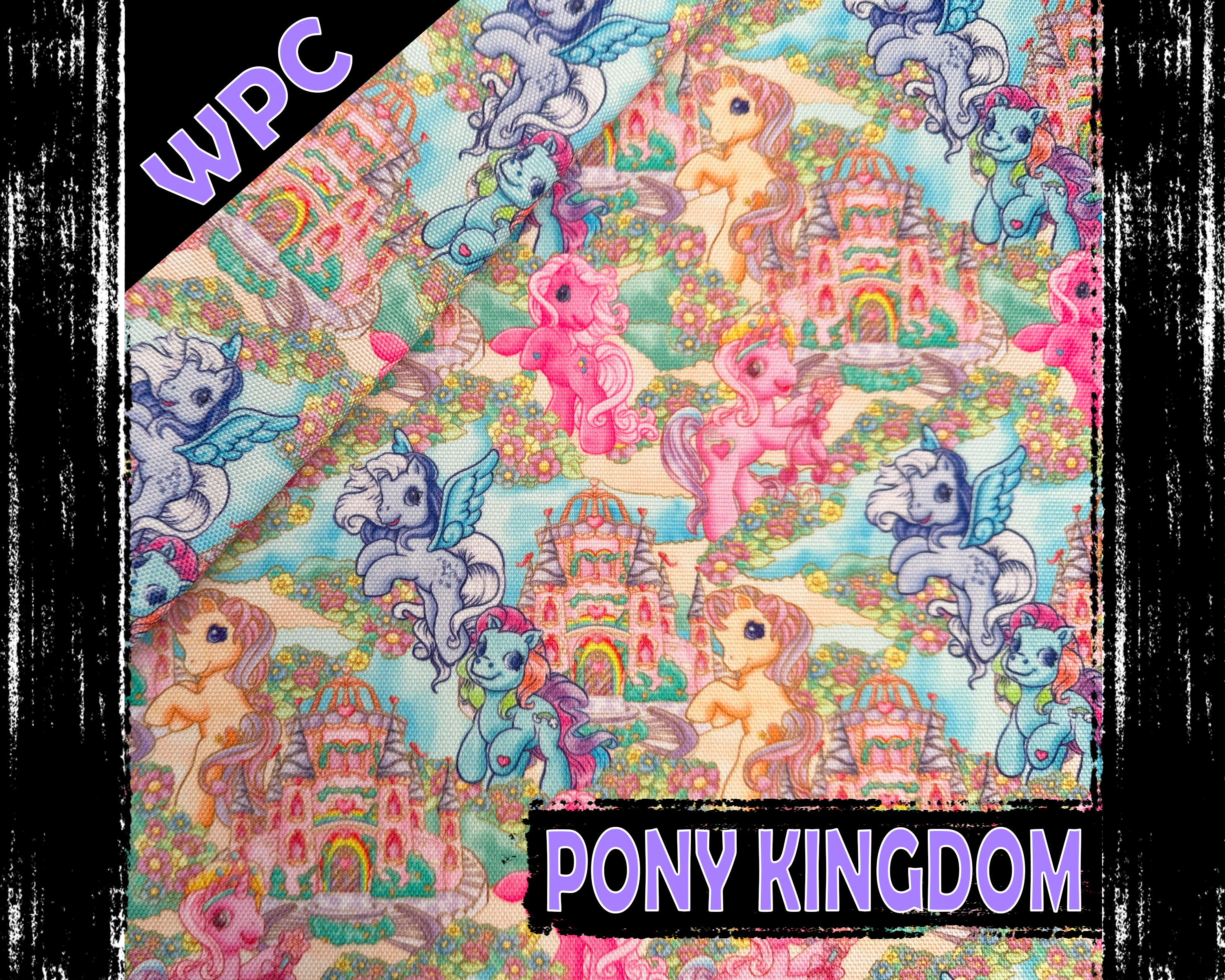 Pony Kingdom, Waterproof Polyester Canvas