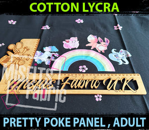 Cotton Lycra, Pretty Poke Panel, Adult Panel